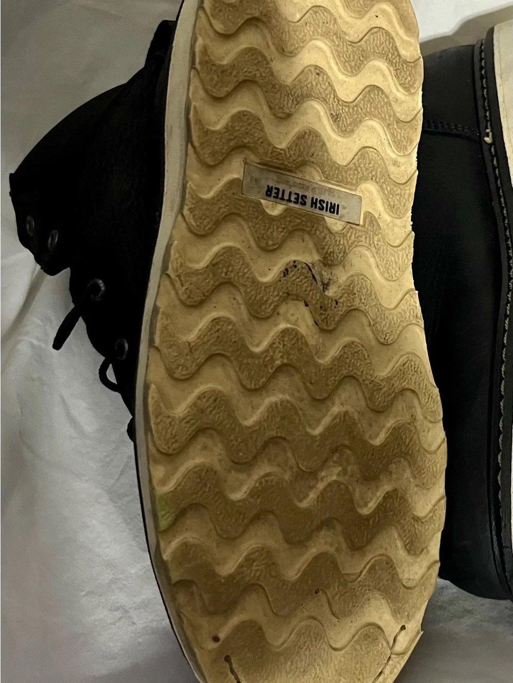 Irish Setter Black Leather Chukka Work Boots